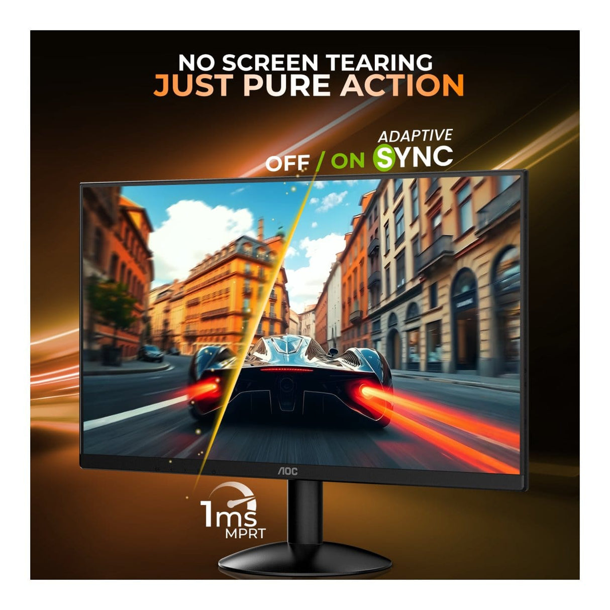 AOC 24B30HM2 23.8-inch 1920 x 1080p FHD 16:9 100Hz 1ms LED VA Monitor