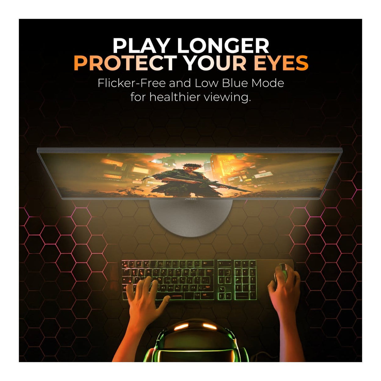 AOC 24B30HM2 23.8-inch 1920 x 1080p FHD 16:9 100Hz 1ms LED VA Monitor