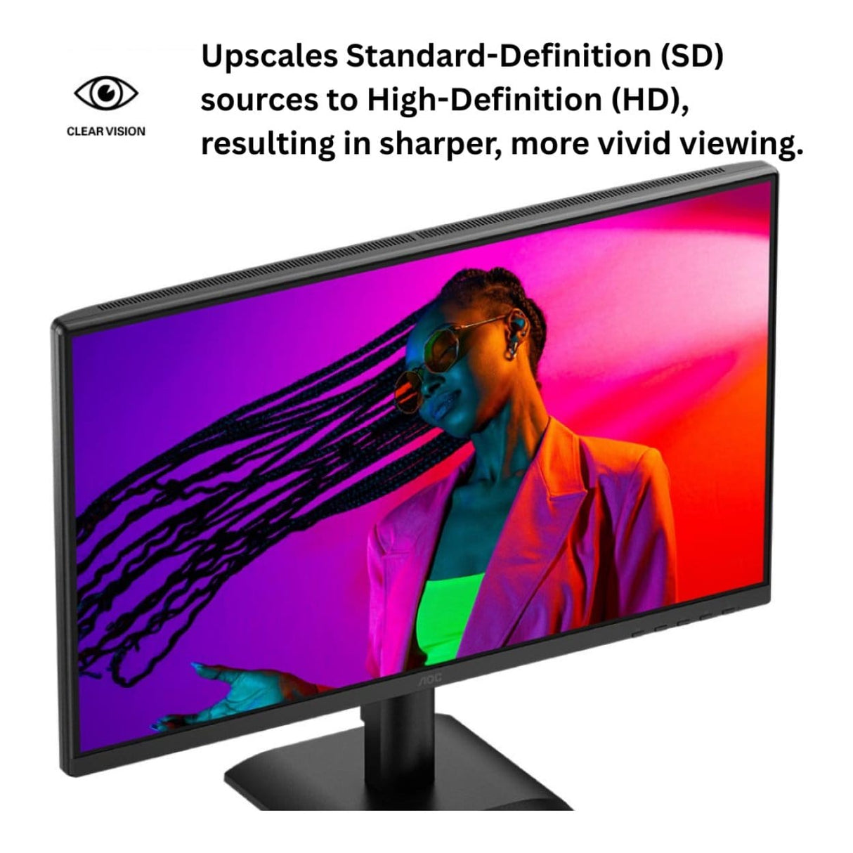 AOC 24E40L 23.8-inch 1920 x 1080p FHD 16:9 144Hz 0.5ms LED IPS Circular Polarized Monitor