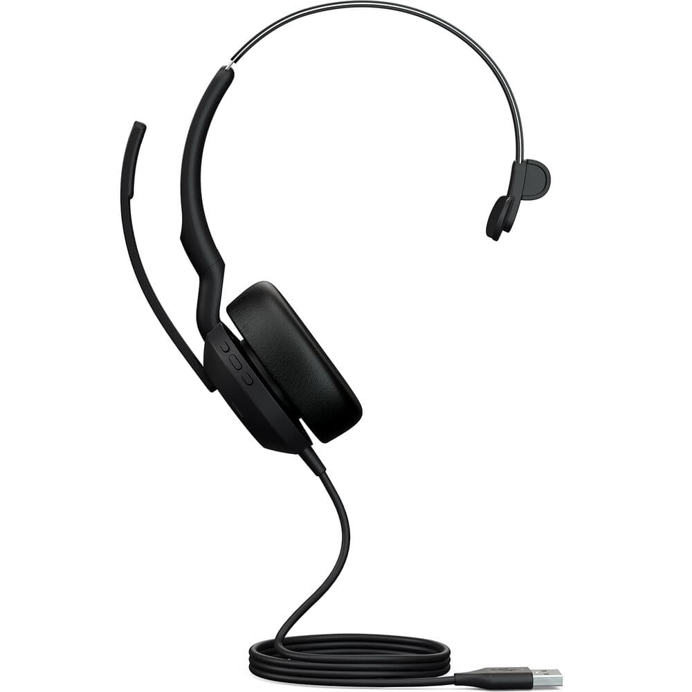 Jabra Evolve2 50 Wired USB-A Mono Headset Black 25089-899-999