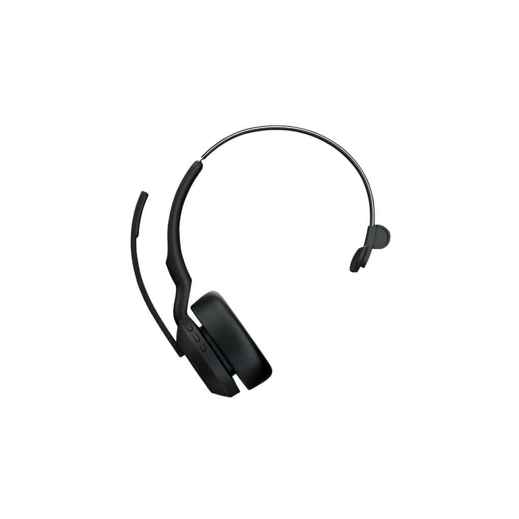 Jabra Evolve2 55 Wireless Mono Headset with Stand Black 25599-899-989