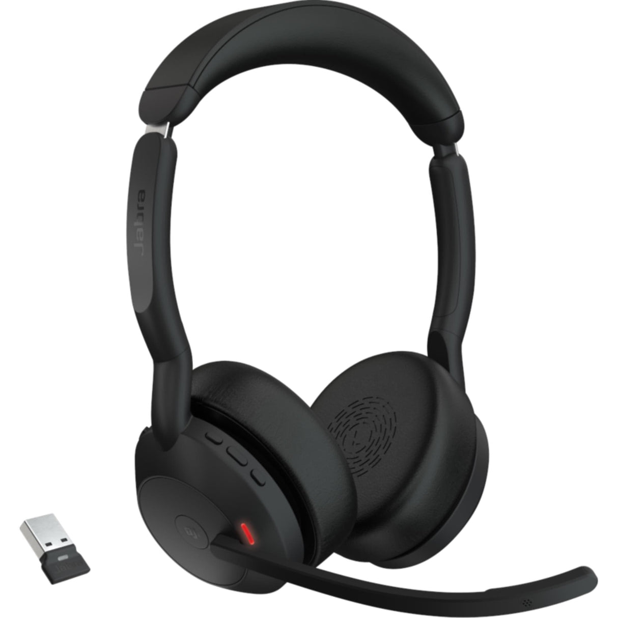Jabra Evolve2 55 Wireless USB-A Stereo Headset Black 25599-989-989