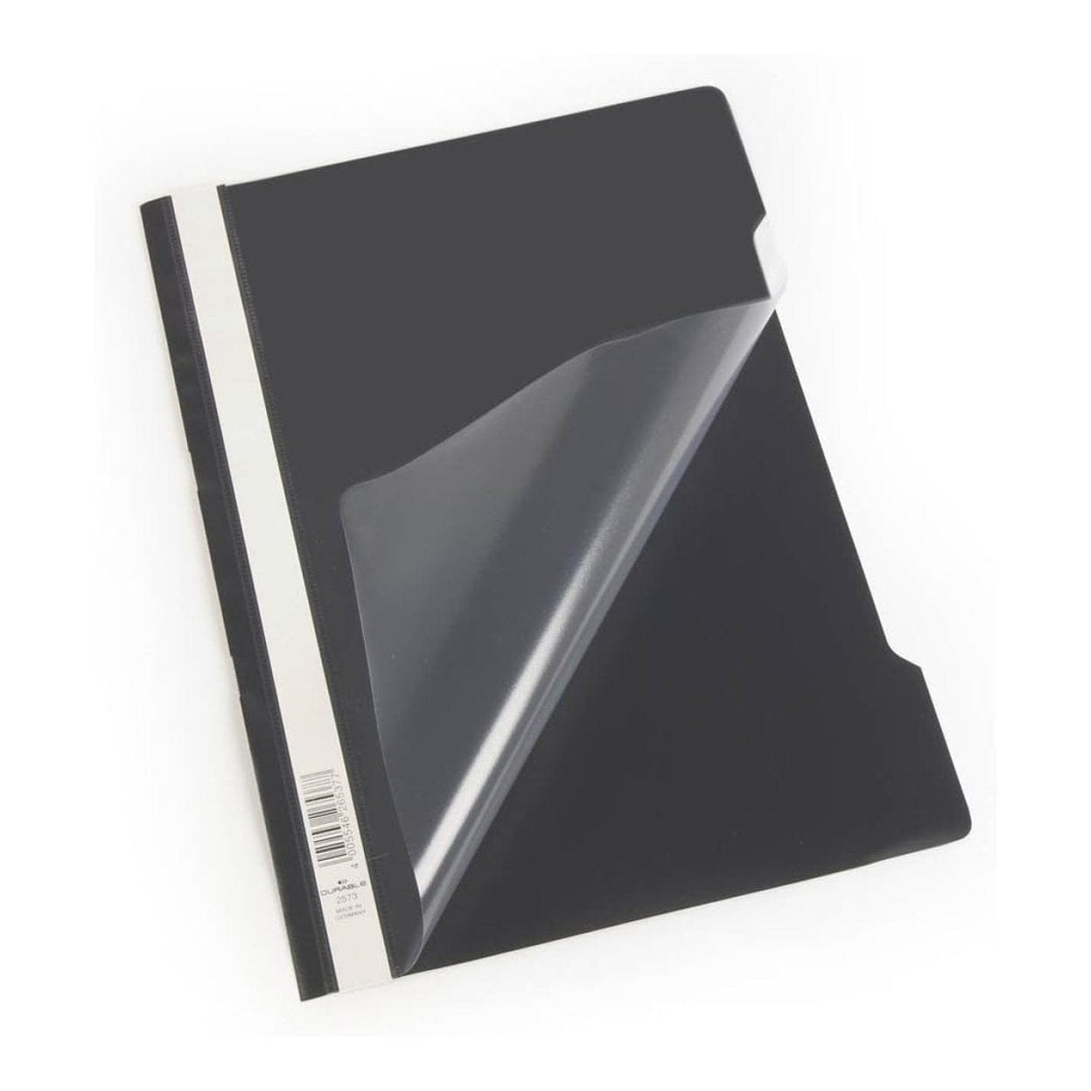 Durable Clear View A4 Project Folder Document File 50-pack Black 257301