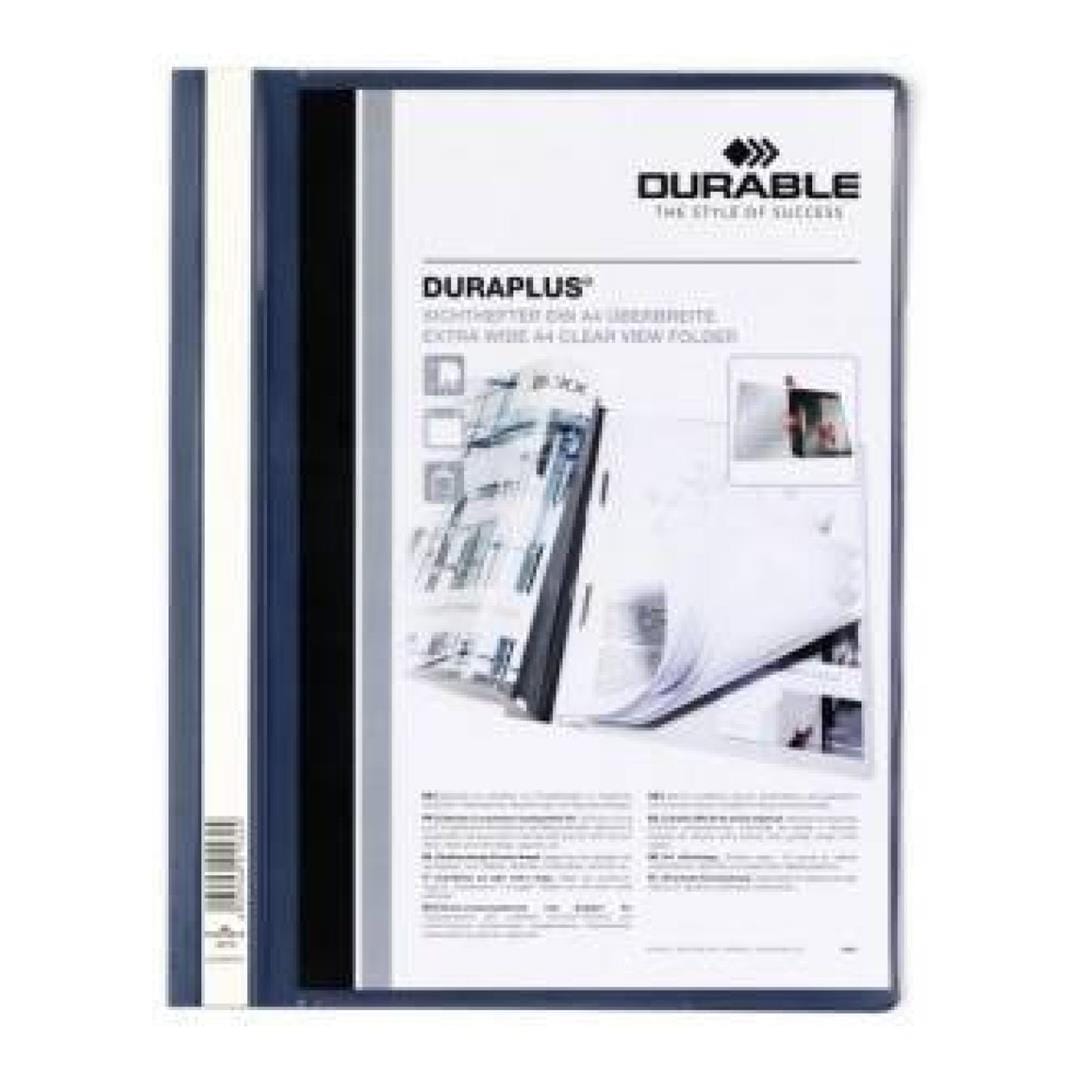 Durable DURAPLUS A4 Project Presentation File 25-pack 25-pack Navy Blue 257907