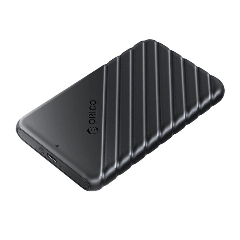 Orico 2.5-inch USB3.1 Gen1 Type-C to USB-A Hard Drive Enclosure 25PW1-C3-BK-EP-2TB