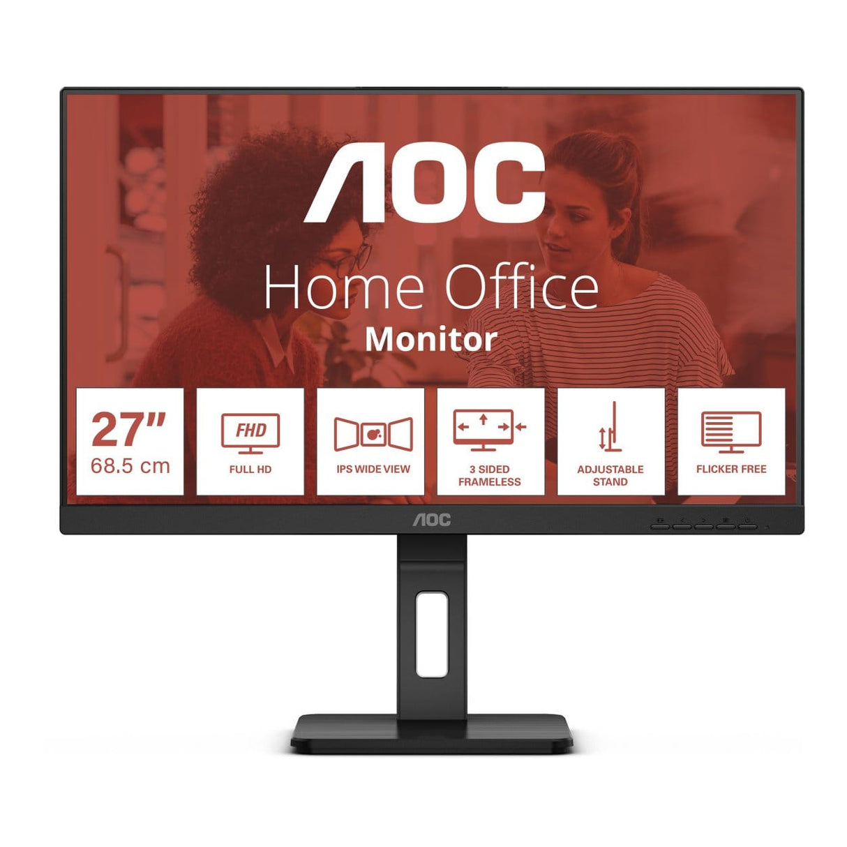 AOC E3 27E3QAF 27-inch 1920 x 1080p FHD 16:9 100Hz 4ms LED IPS Monitor