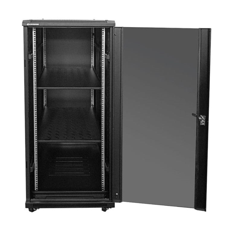 Connect 27U 1m Deep Cabinet with 4 Fans and 2 Shelves 27UCAB1M