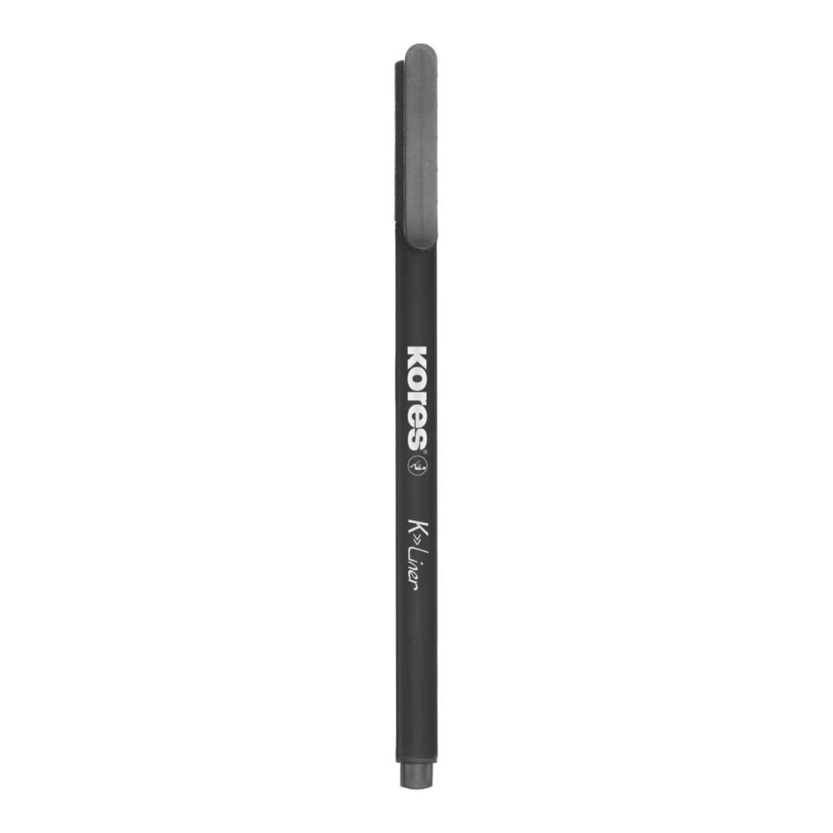 Kores 0,4mm K-Liner Fineliner Metal Tip 12-pack Black 28102