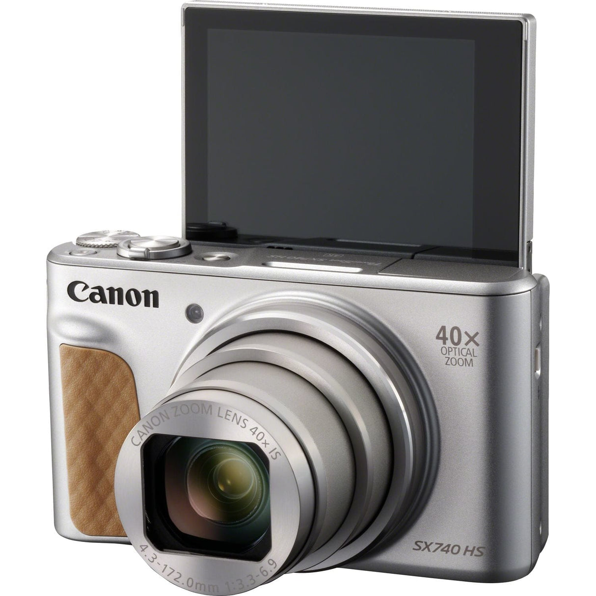 Canon PowerShot SX740 HS 20.3 MP Compact Camera Brown Silver 2956C022