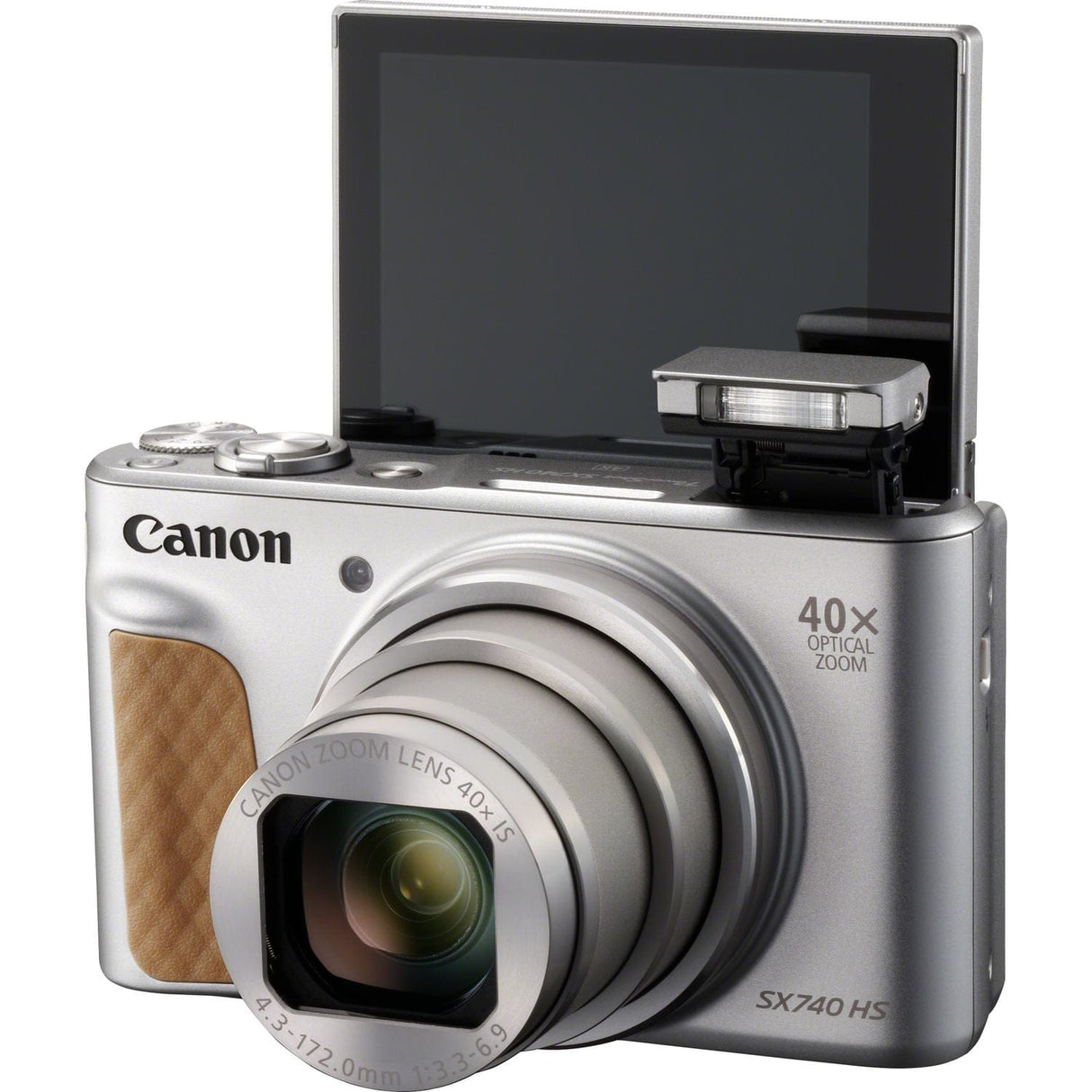 Canon PowerShot SX740 HS 20.3 MP Compact Camera Brown Silver 2956C022