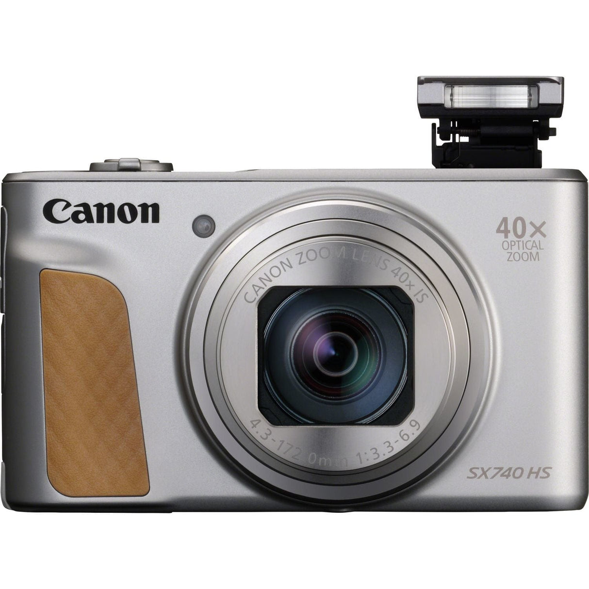 Canon PowerShot SX740 HS 20.3 MP Compact Camera Brown Silver 2956C022