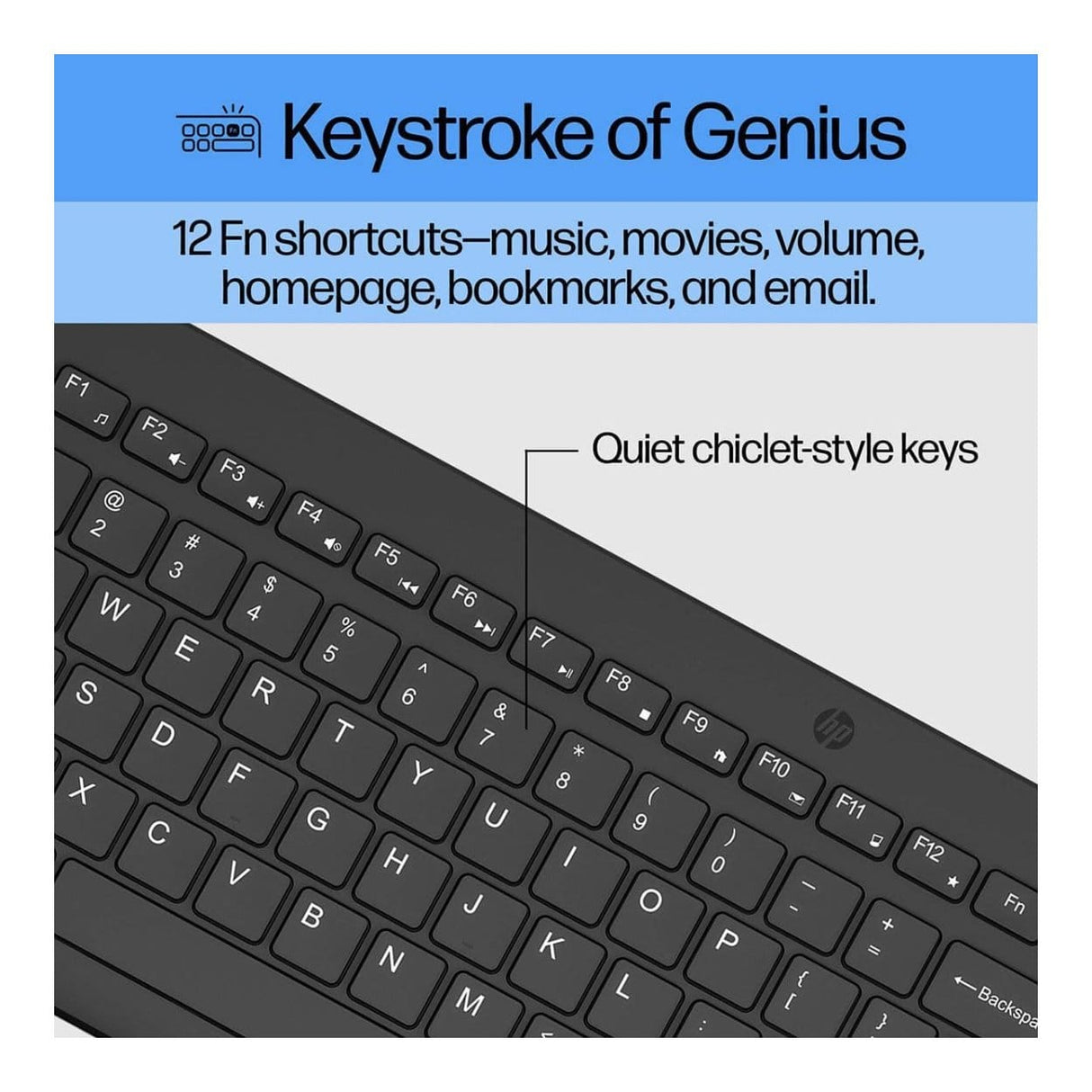 HP 330 Wireless Keyboard and Mouse Combo 2V9E6AA