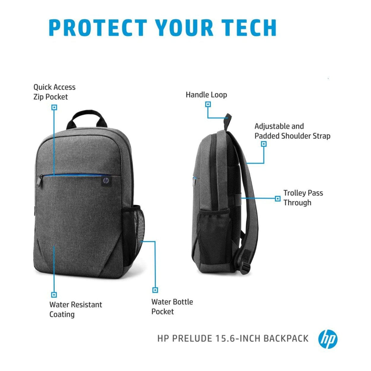 HP Prelude 15.6-inch Backpack 2Z8P3AA