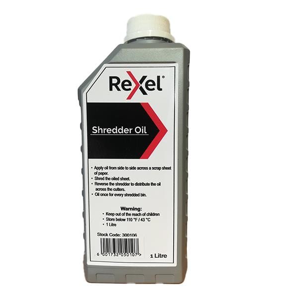 Rexel 1 Litre Shredder Oil Bottle 300106