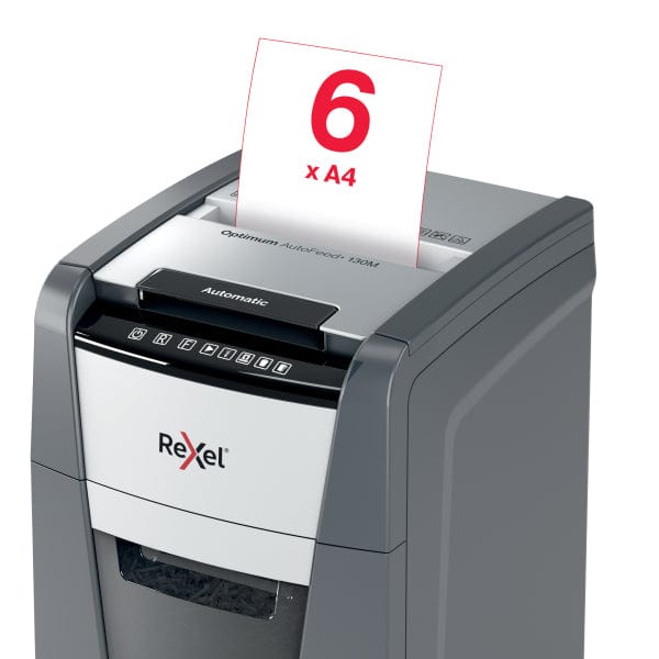 Rexel Optimum Autofeed 130M Automatic Micro Cut P5 Paper Shredder 301439