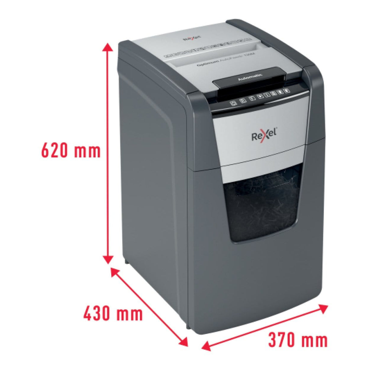 Rexel Optimum Autofeed 130M Automatic Micro Cut P5 Paper Shredder 301439