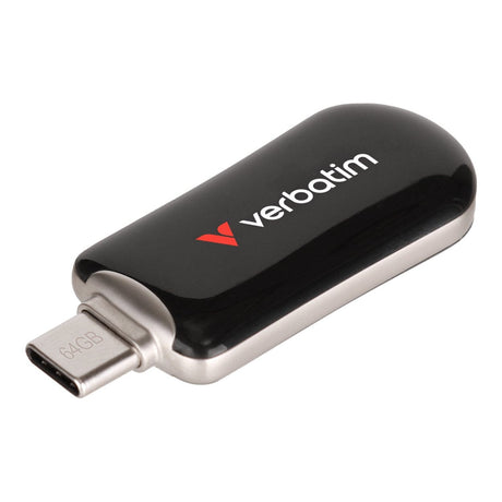 Verbatim Plectra 64GB USB-C Flash Drive Black 30224