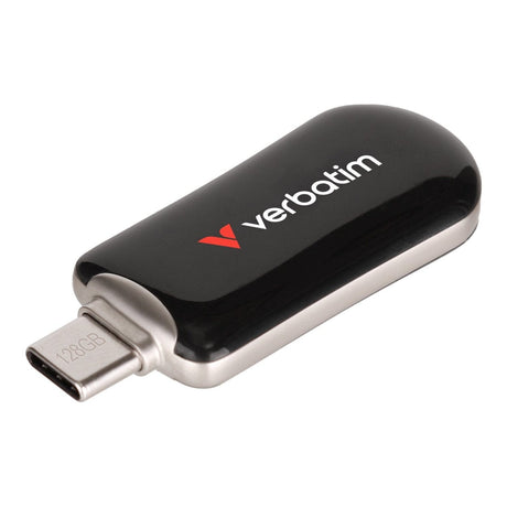 Verbatim Plectra 128GB USB-C Black Flash Drive 30225