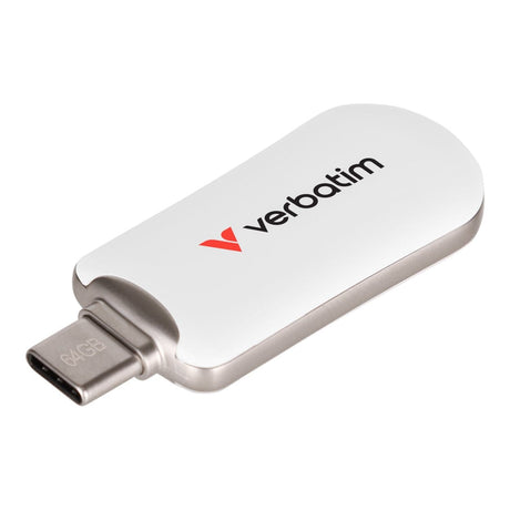 Verbatim Plectra 64GB USB-C Flash Drive White 30228