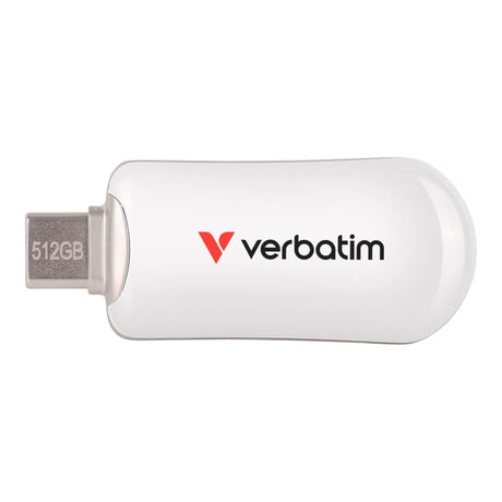 Verbatim Plectra 512GB USB-C Flash Drive - White 30231