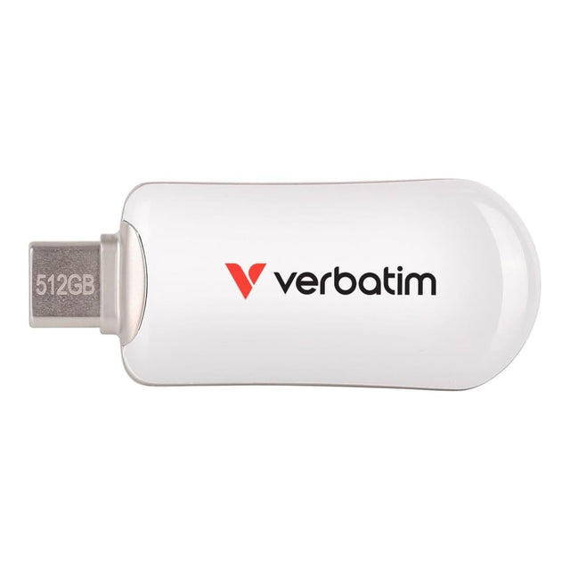 Verbatim Plectra 512GB USB-C Flash Drive - White 30231