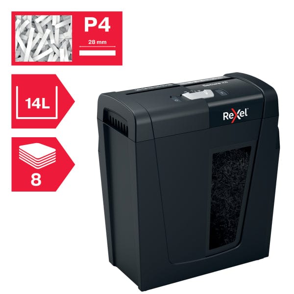 Rexel Secure X8 P4 Cross Cut Paper Shredder 303805