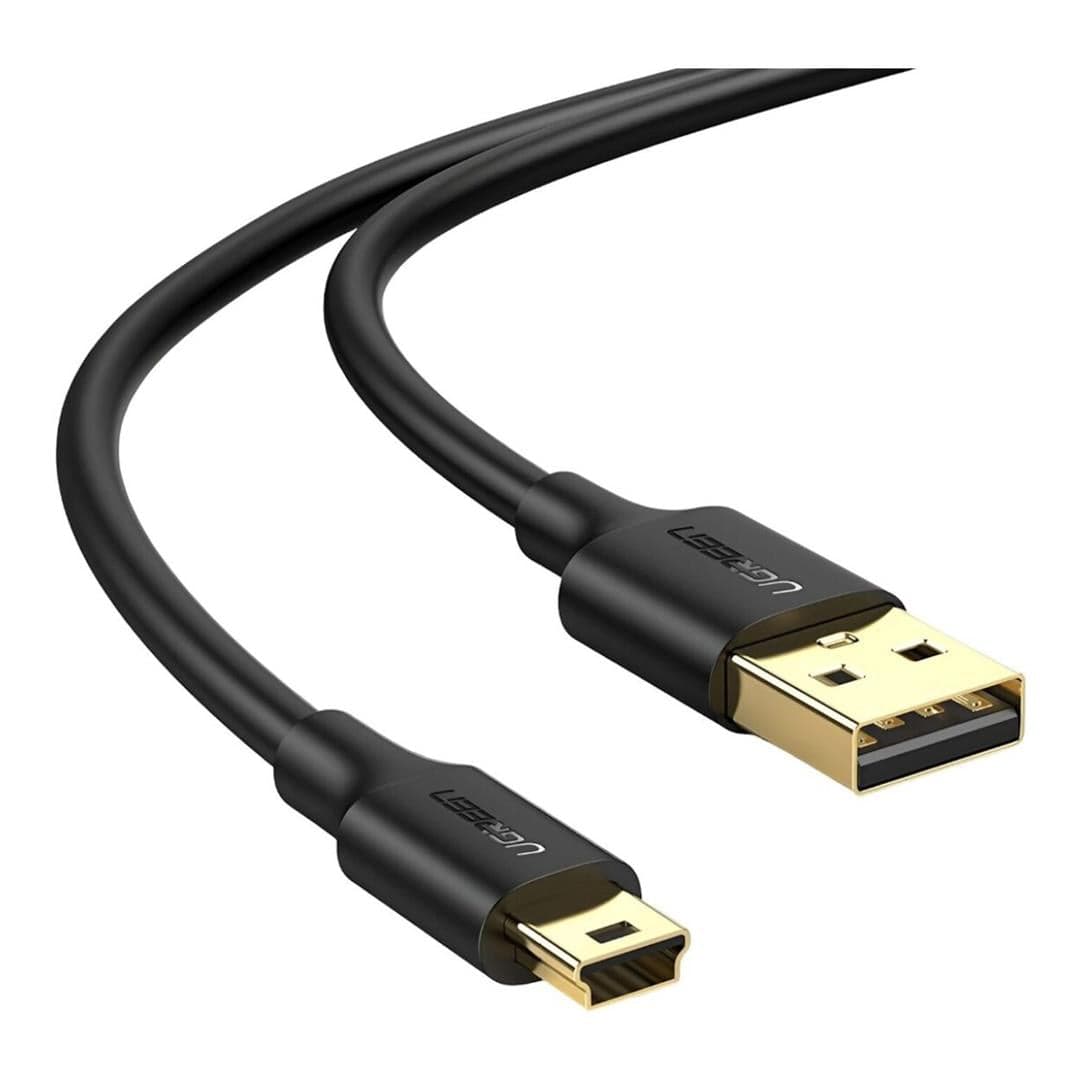 Ugreen 30472 2m USB 2.0 to USB Mini Cable 450 Mbit/s Black