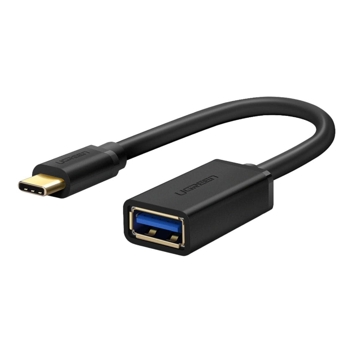 Ugreen 15cm USB-C Male to USB-A Female Adapter Black 30701