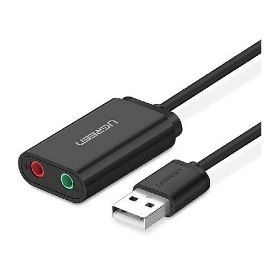 Ugreen USB External Sound Adapter Black 30724