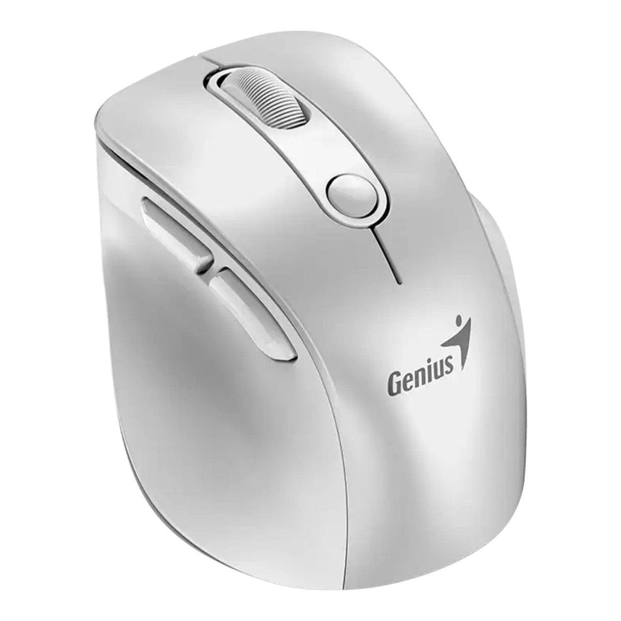 Genius Ergo 9000S Pro Wireless Bluetooth Rechargeable Mini Ergo Silent Mouse Silver 31030039402