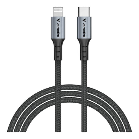 Verbatim 1.2m USB-C to Lightning 60W Cable Black 31844
