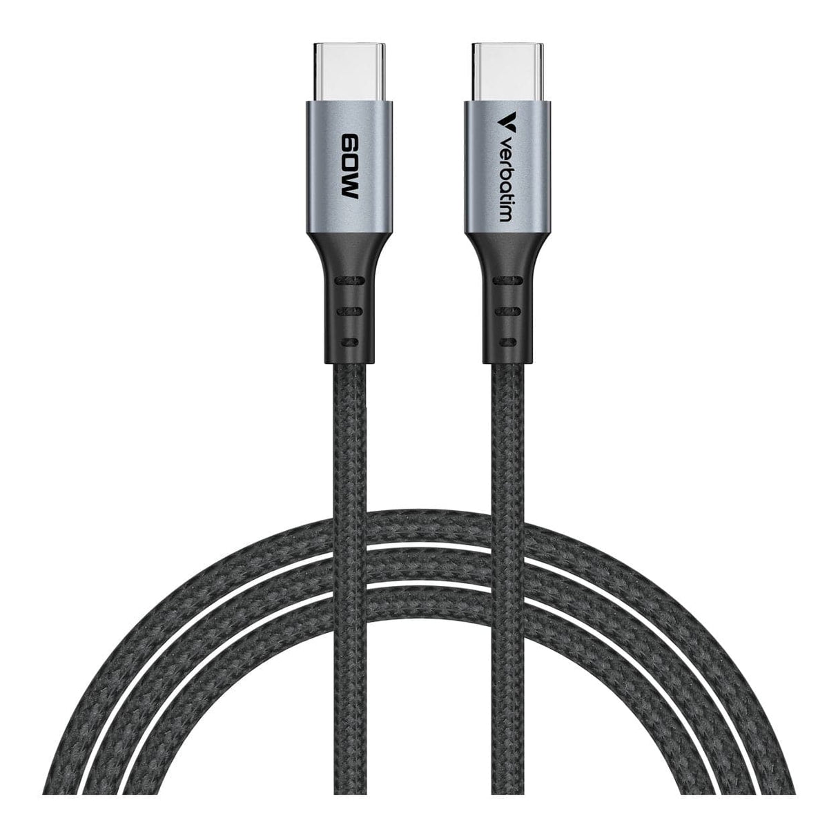 Verbatim 1.2m USB-C to USB-C 60W Sync & Charge Cable Black 31845