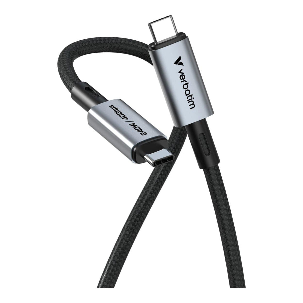 Verbatim 1.2m USB-C to USB-C USB4 240W Cable Black 31847