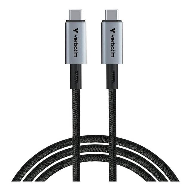 Verbatim 1.2m USB-C to USB-C USB4 240W Cable Black 31847