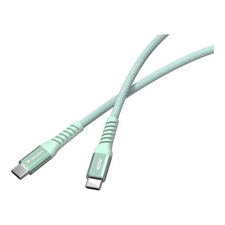 Verbatim 1.2m USB-C to USB-C 60W Sync and Charge Magnetic Cable Green 31864