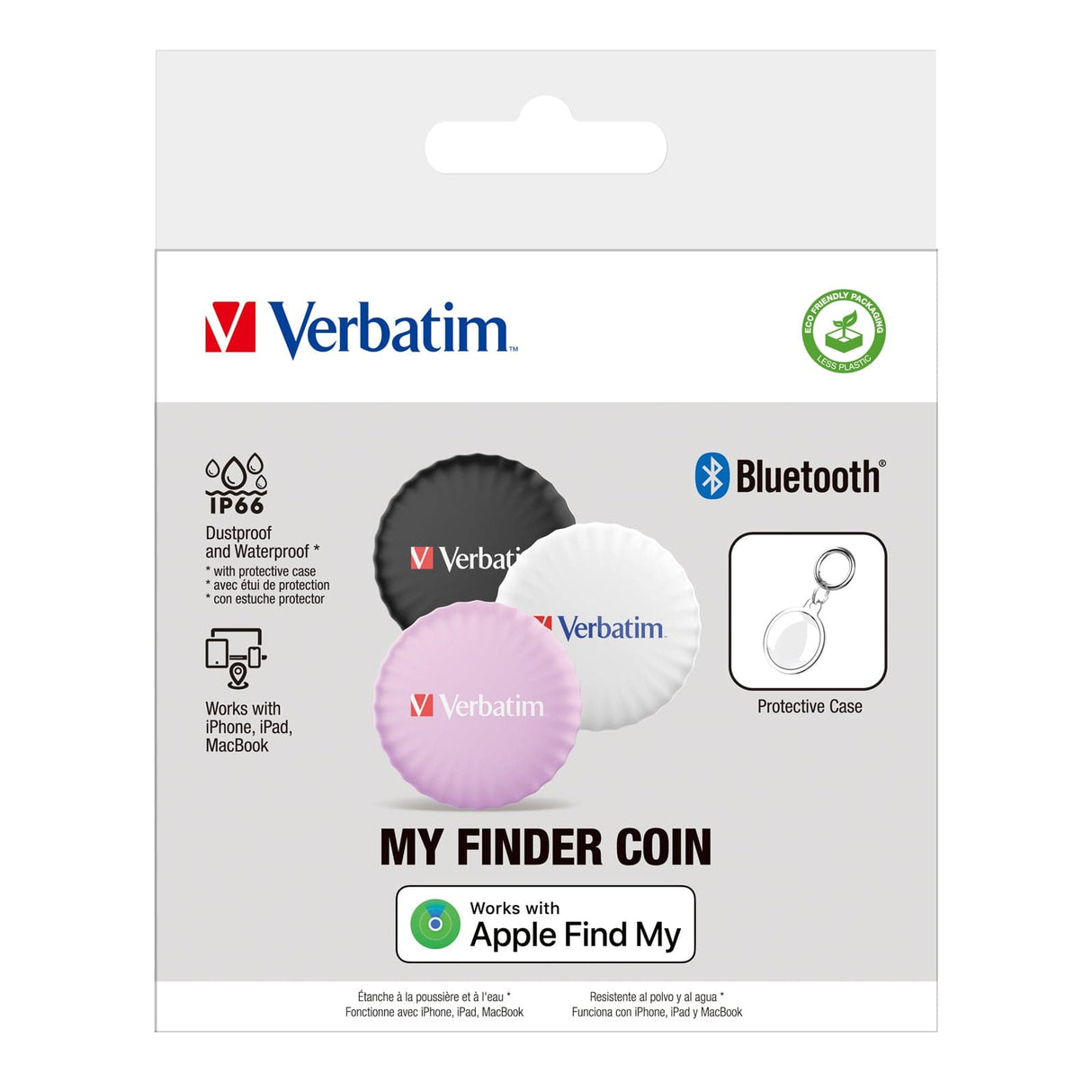 Verbatim My Finder Coin Bluetooth Tracker 3-pack 32135