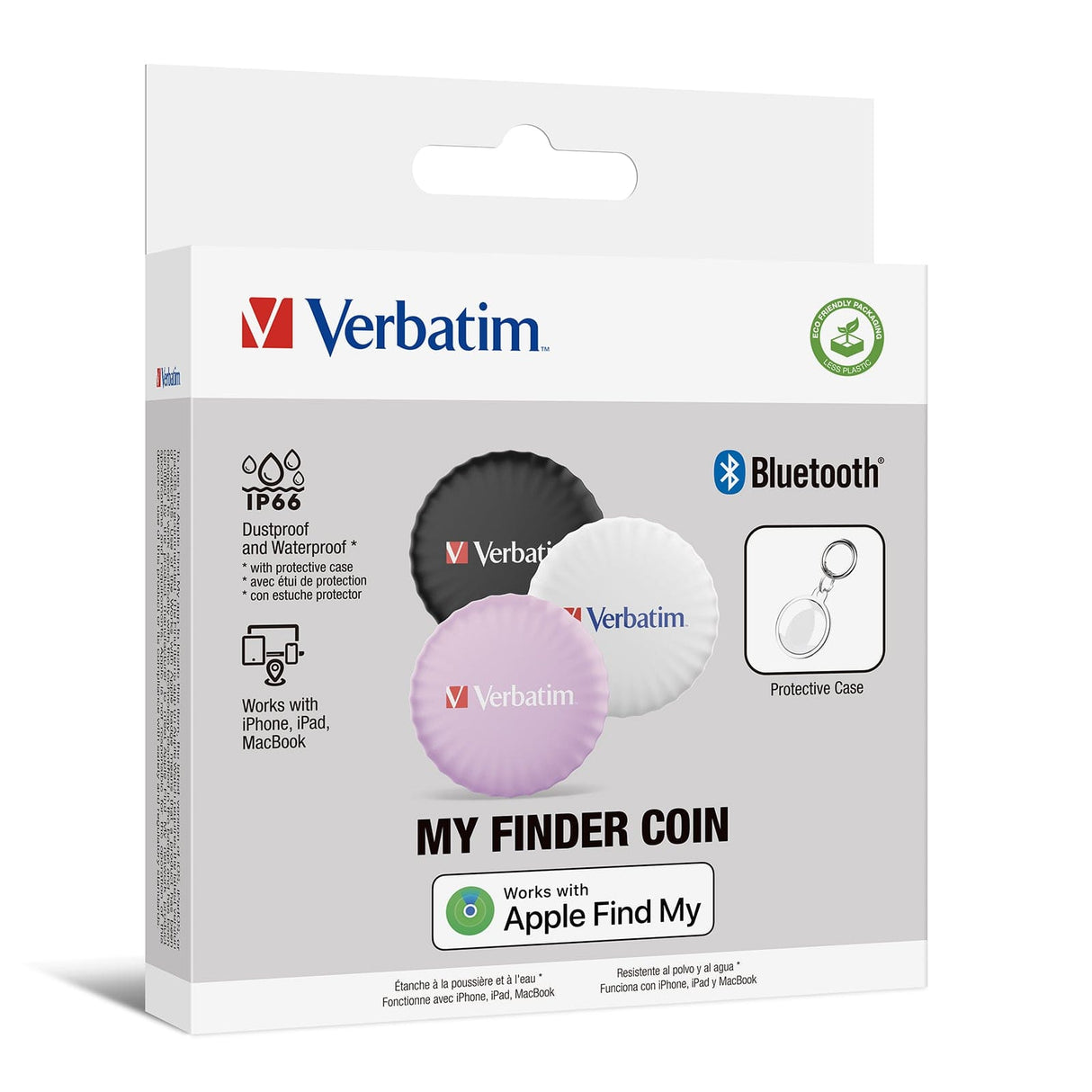 Verbatim My Finder Coin Bluetooth Tracker 3-pack 32135