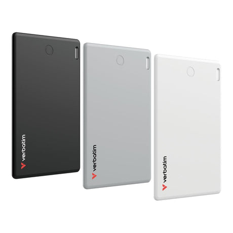 Verbatim My Finder Card Bluetooth Tracker 3-pack Black Silver White 32141