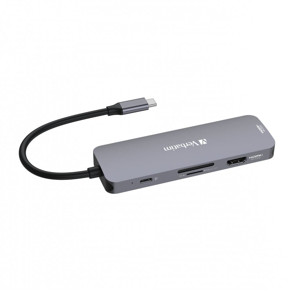 Verbatim CMH-08 8-in-1 Type-C Hub Silver 32151