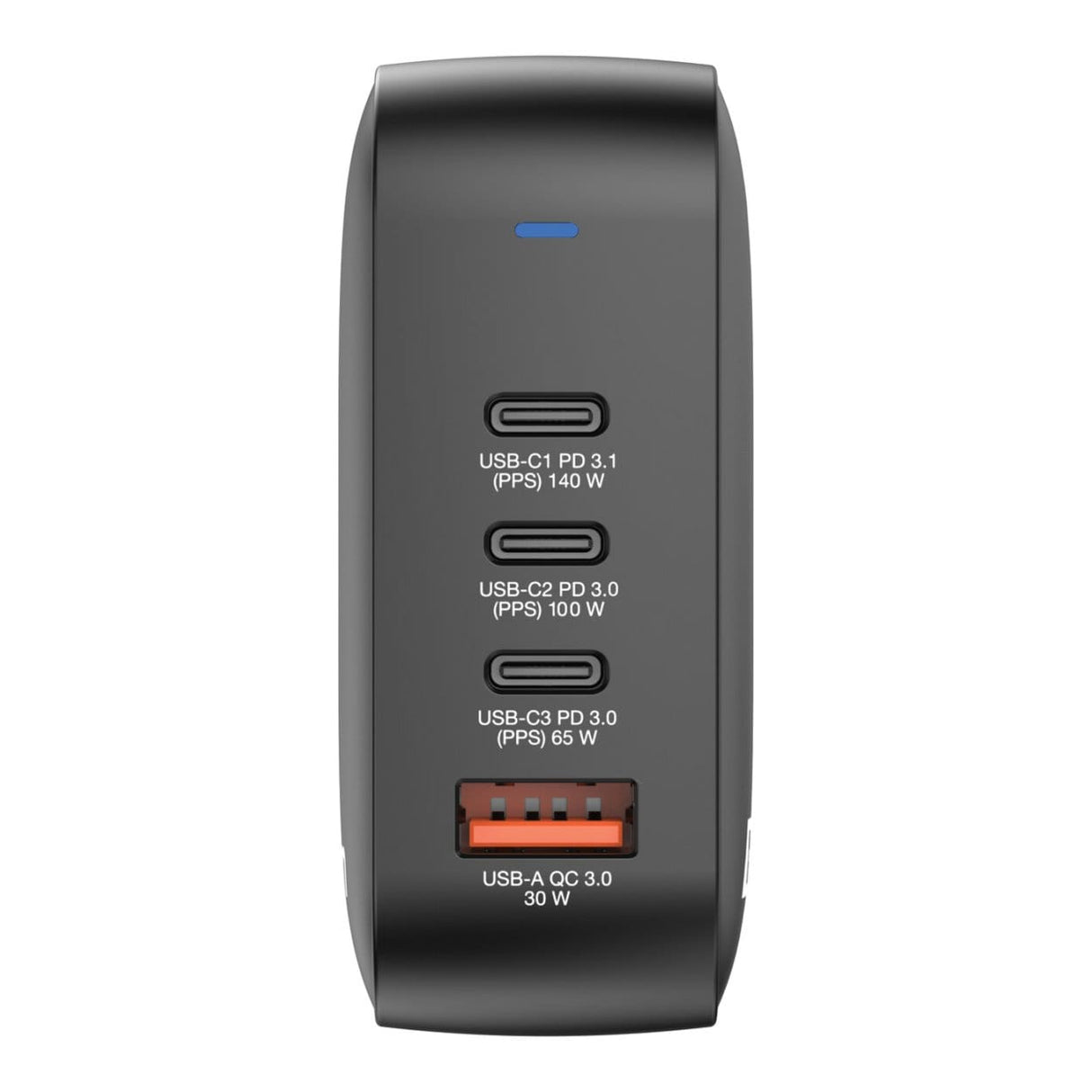 Verbatim 165W 4-Port Mini GaN Wall Charger Black 32216