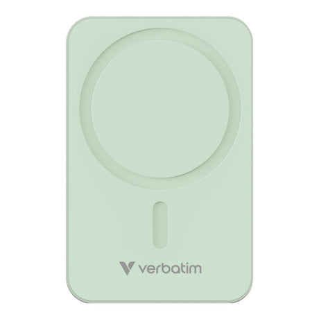 Verbatim Charge n Go Essentials 20000mAh Magnetic Wireless Powerbank Green 32224
