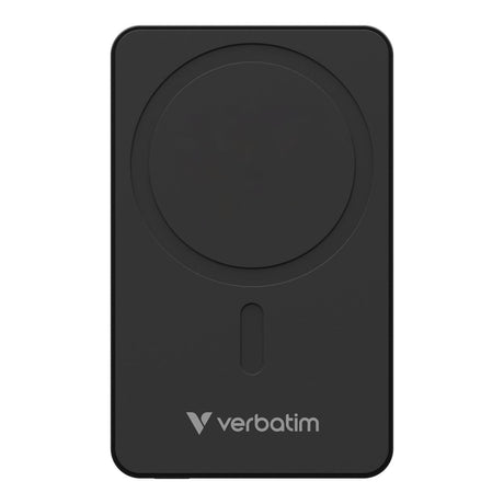 Verbatim Charge n Go Essentials 5000mAh Magnetic Wireless Powerbank Black 32225