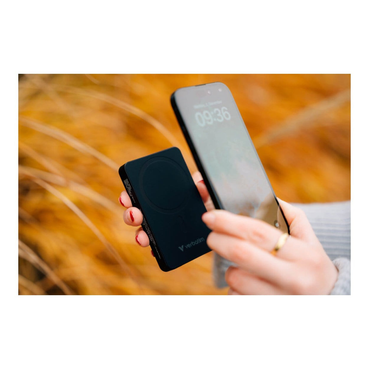 Verbatim Charge n Go Essentials 10000mAh Magnetic Wireless Powerbank Black 32227