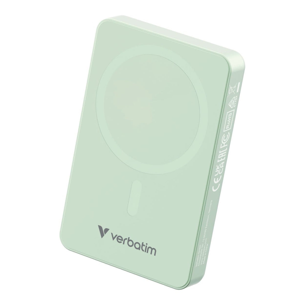 Verbatim Charge n Go Essentials 10000 mAh Magnetic Wireless Powerbank Green 32228