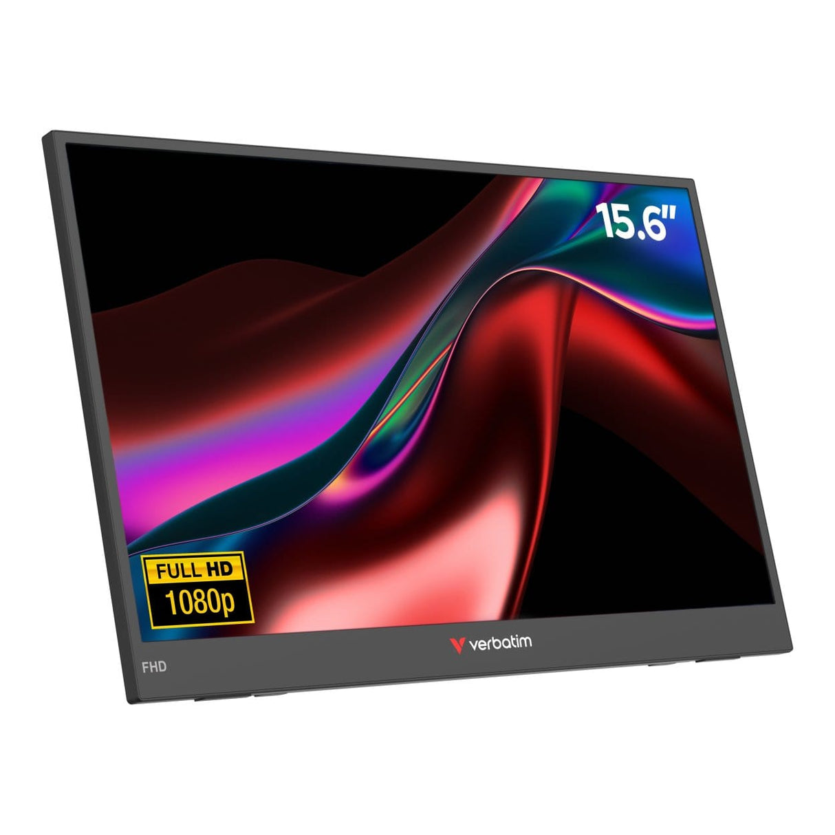 Verbatim Light Series 15.6-inch 1920 x 1080p FHD 16:9 60Hz 10ms LED IPS Portable Monitor 32401
