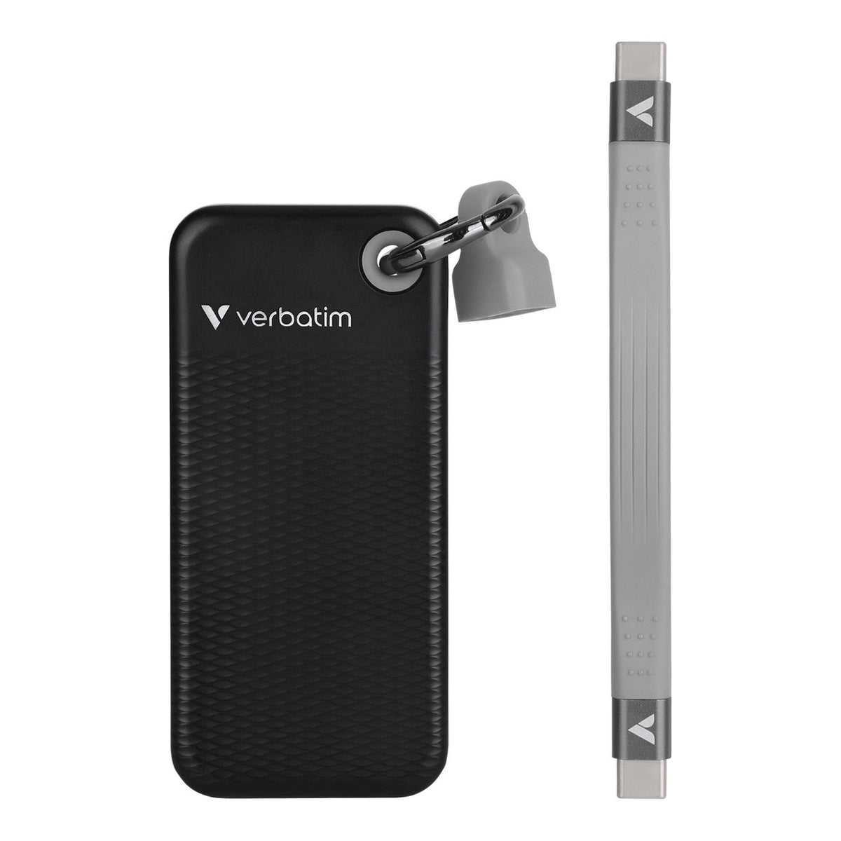 Verbatim Pocket SSD M.2 256GB Portable External SSD Black Grey 32415