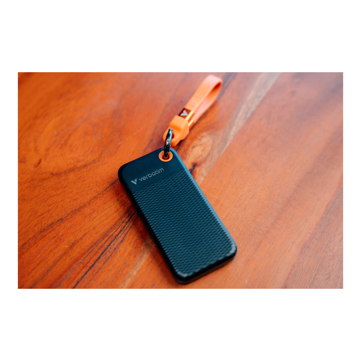 Verbatim Pocket SSD M.2 256GB Portable External SSD Black Orange 32418