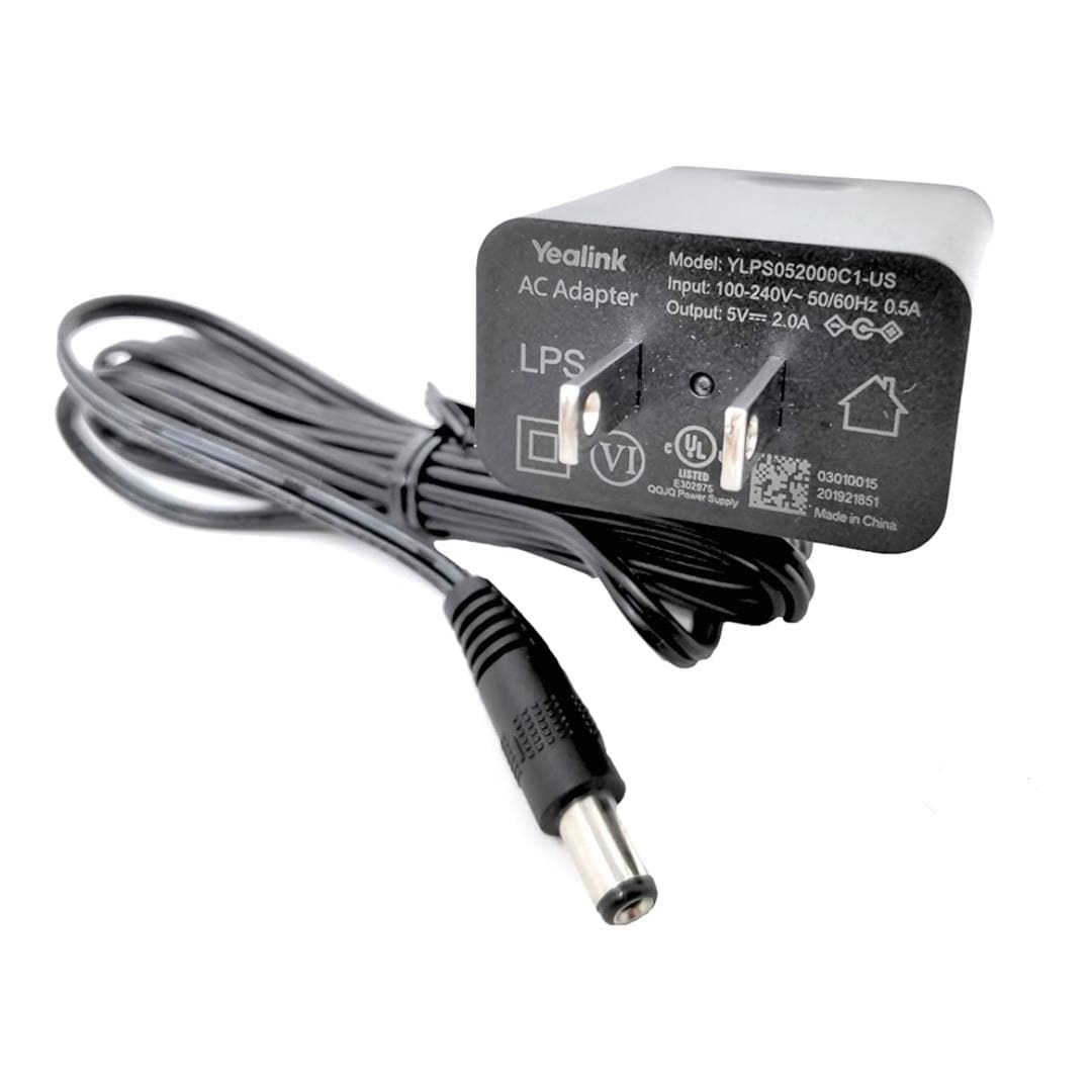 Yealink 5V 2A Power Supply 330000012027