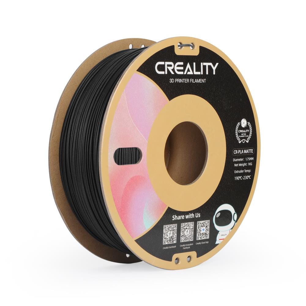 Creality 1kg Matte PLA 1.75mm Printing Filament Black 3301010297