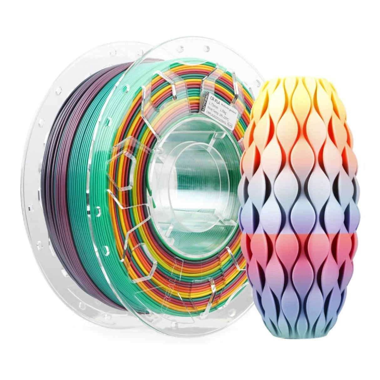 Creality 3D Ender PLA+ Rainbow Filament 1kg 3301010314